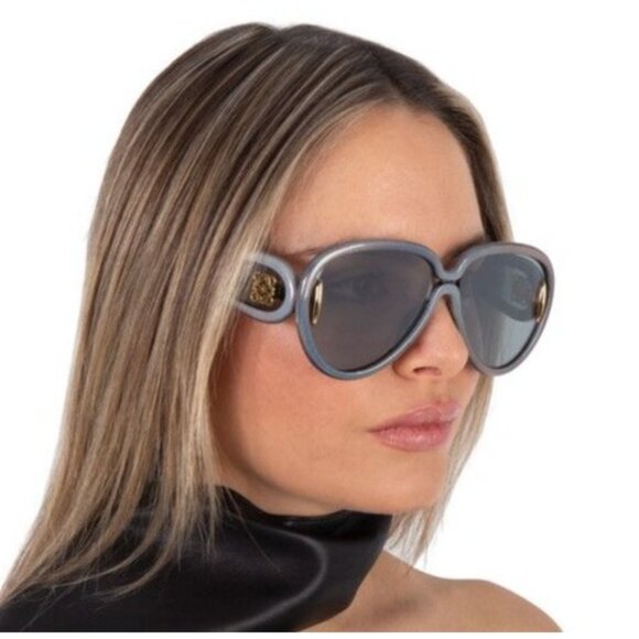 NEW LOEWE SUNGLASSES GREY WOMEN EYEWEAR LOEWE LW40132I 05X main image 5
